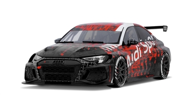 Audi RS3 LMS 2022 modelbil 1:18