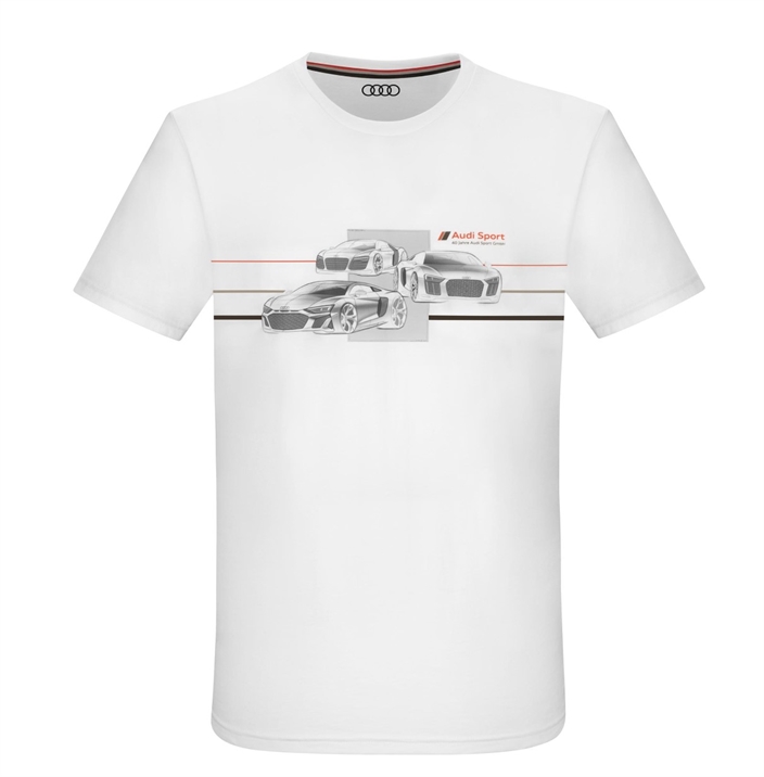 Audi Sport "40 Jahre" t-shirt, herre