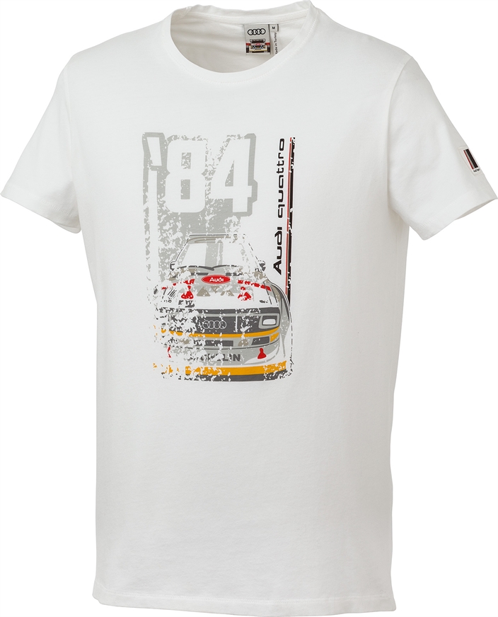 Audi Heritage herre t-shirt - Offwhite - UDGÅET