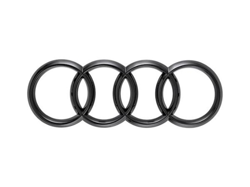 Audi Q4 e-tron - Sort højglans ringe til frontgrill