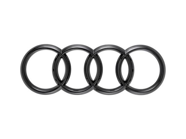 Audi Q4 e-tron - Sort højglans ringe til frontgrill