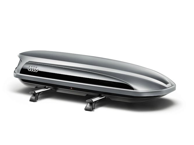 Audi ski- og bagageboks, 405 L, platingrå - UDGÅET