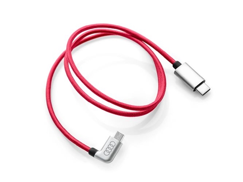 Audi opladningskabel - USB-C til micro-USB