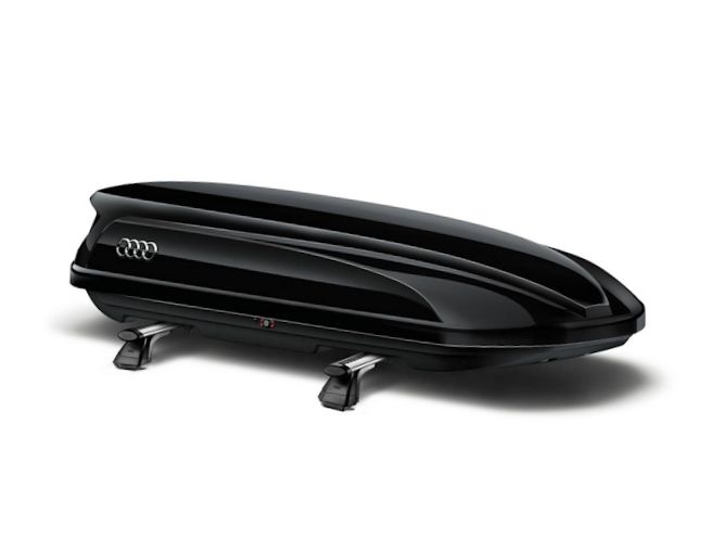 Audi ski- og bagageboks, 300 L, brillantsort - UDGÅET