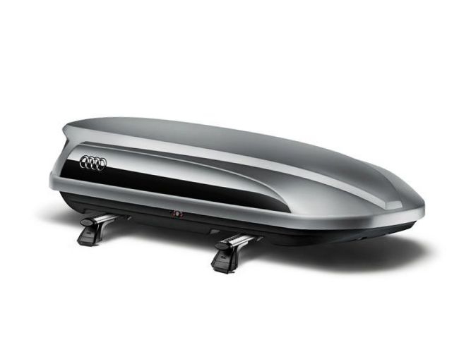 Audi ski- og bagageboks, 360 L, platingrå - UDGÅET