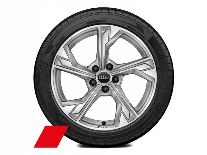 Audi A3, S3 18" 5-eget flag-design (8J x 18") aluminiumsfælg