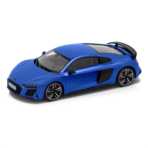 Audi R8 Coupé modelbil, modelår 2019, Arablå, 1:43