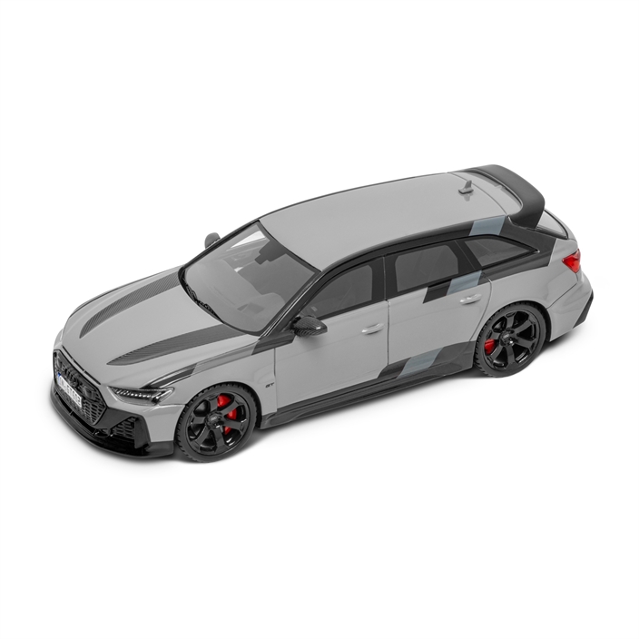 Audi RS6 Avant GT, nardogrå, modelbil 1:43