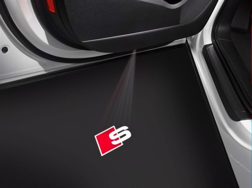 Audi LED-indstigningslys med S-logo