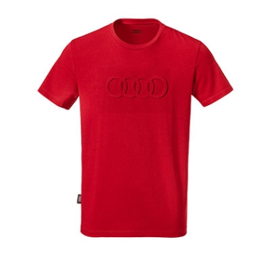 Audi T-Shirt, Herre med Ringe, Rød
