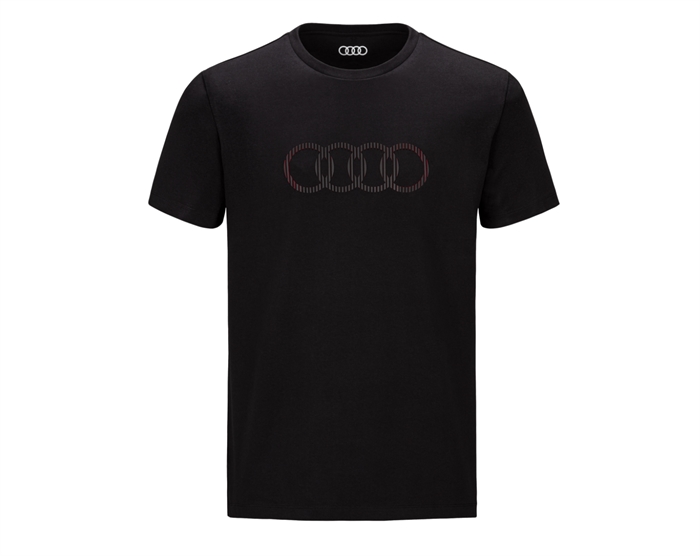 Audi Herre T-Shirt Sort - Str. S - Førpris 229,-