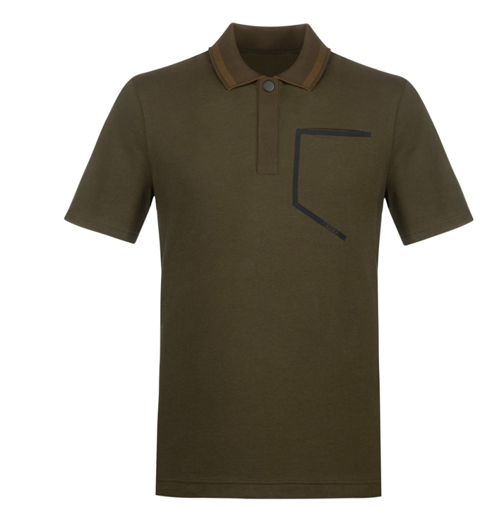 Audi poloshirt, olivengrøn