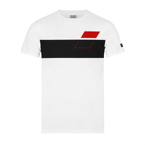 Audi Sport herre T-shirt, hvid