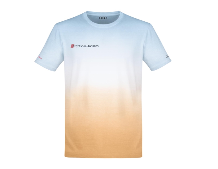 Audi Sport t-shirt, RS Q e-tron, til herrer, dip-dye-design - Førpris 199,-