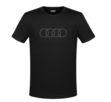 Audi T-shirt Herre, Sort