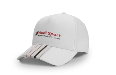 Audi Sport "40 Jahre" cap, hvid