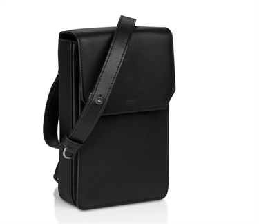 Audi Crossbody Taske Læder, sort