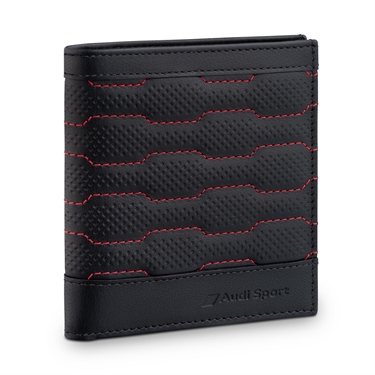 Audi Sport mini-tegnebog i læder