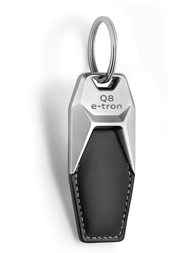 Audi Q8 e-tron nøglering med læder
