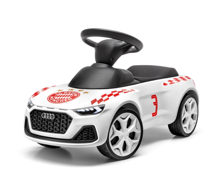 Audi junior quattro gåbil, FC Bayern München, hvid