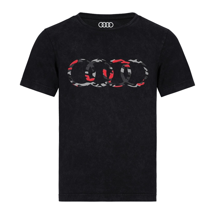 Audi drenge t-shirt, mørkegrå