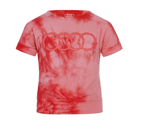 Audi pige t-shirt, rød