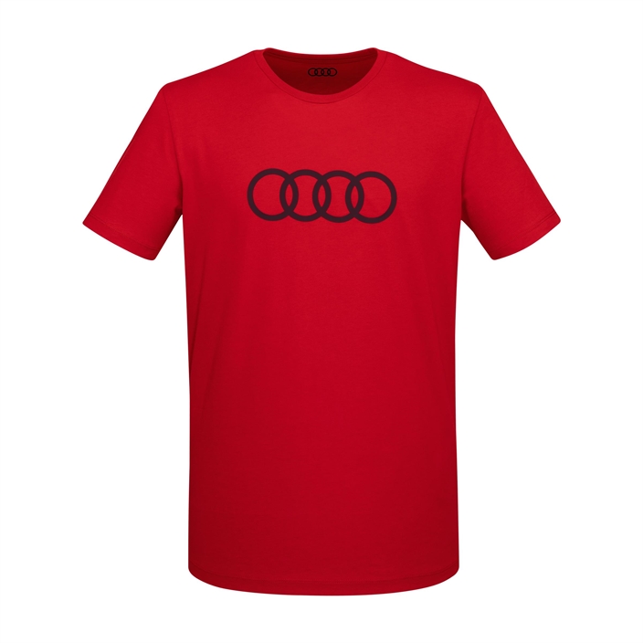 Audi t-shirt, rød