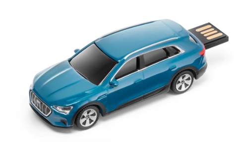 Audi e-tron USB-Stik, Antiguablå, 32GB