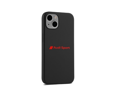 Audi iPhone 12 / 12 Pro Silikon Hardcase Hülle Schwarz