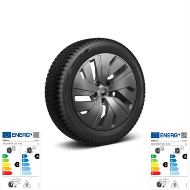 Audi A6 e-tron 19" Vinterkomplethjul 5-eget Design (8J x 19"/ 8,5 x 19")